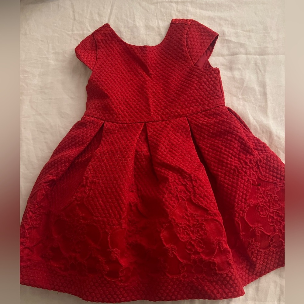Janie and jack red bubble skirt dress